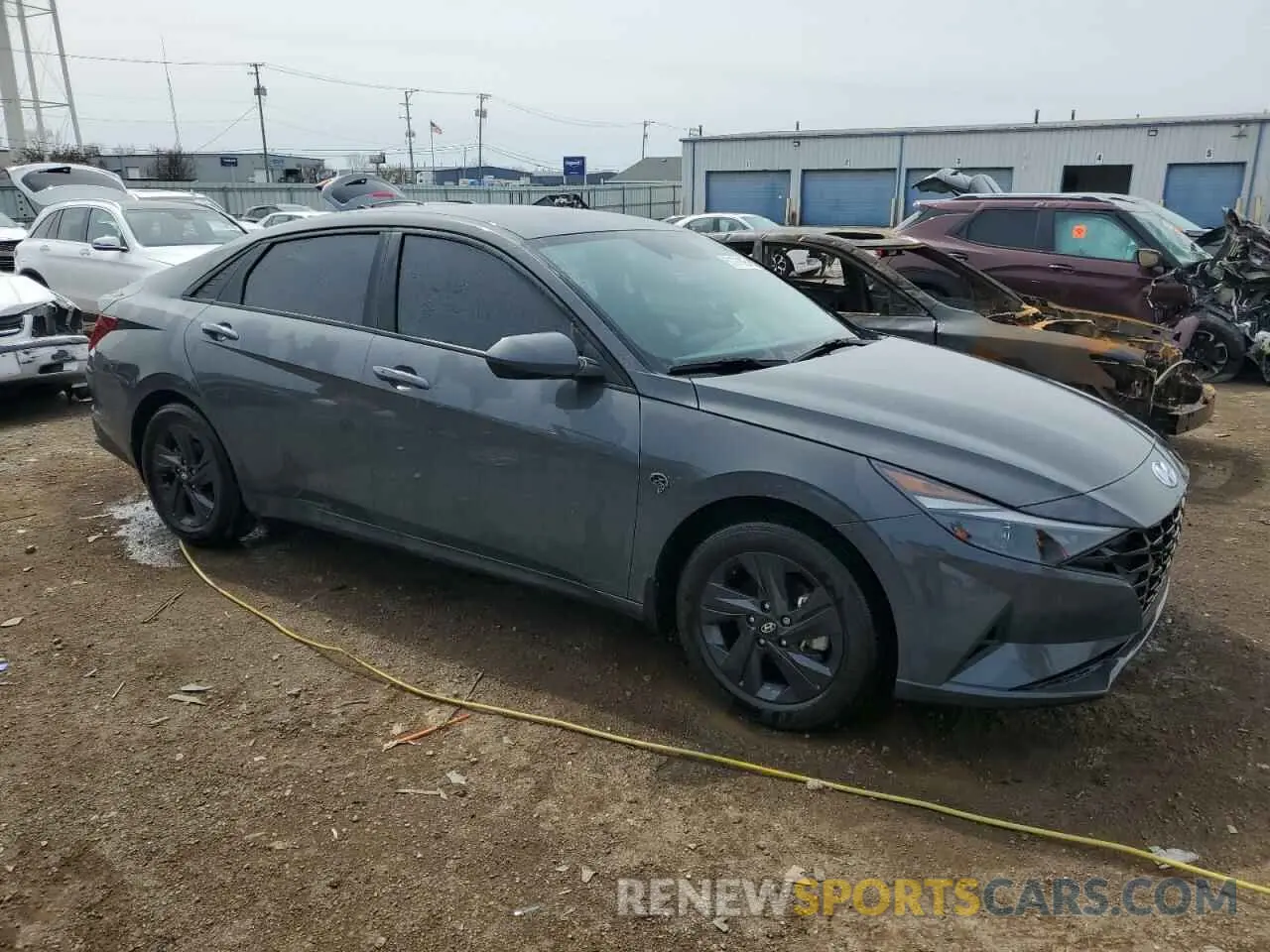 4 Фотография поврежденного автомобиля KMHLM4AG1PU594326 HYUNDAI ELANTRA 2023