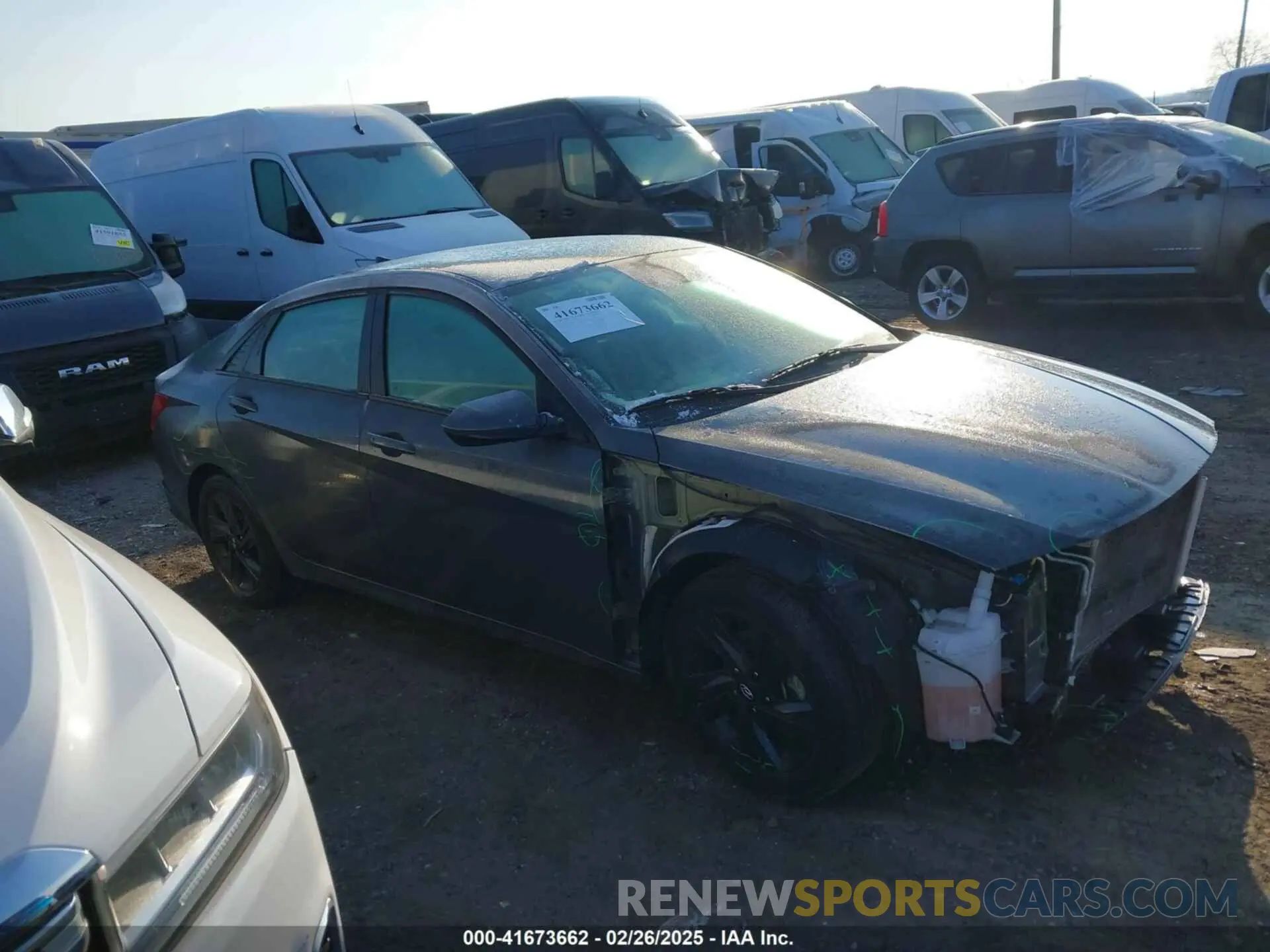 13 Фотография поврежденного автомобиля KMHLM4AG1PU617961 HYUNDAI ELANTRA 2023