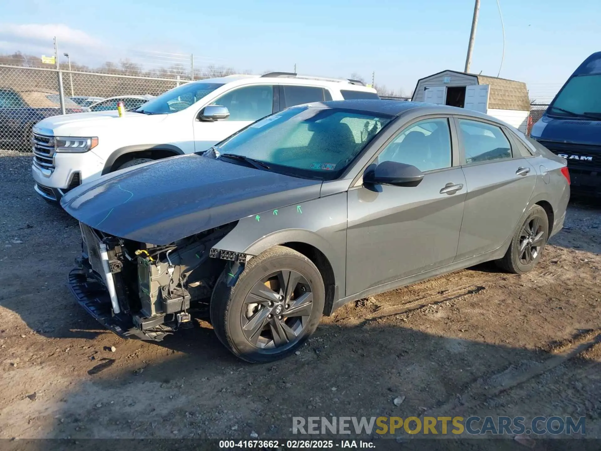 2 Фотография поврежденного автомобиля KMHLM4AG1PU617961 HYUNDAI ELANTRA 2023