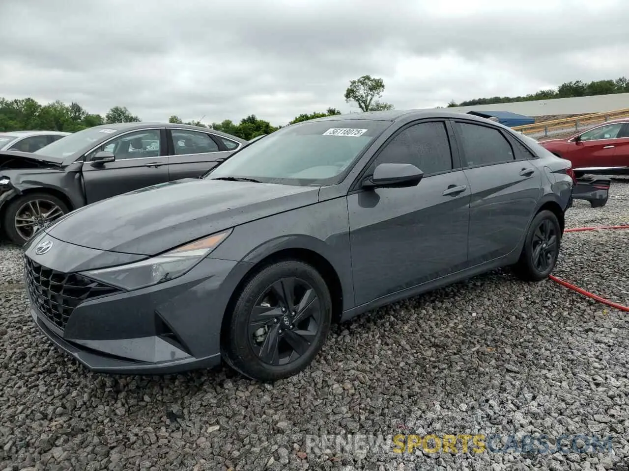 1 Photograph of a damaged car KMHLM4AG1PU627230 HYUNDAI ELANTRA 2023