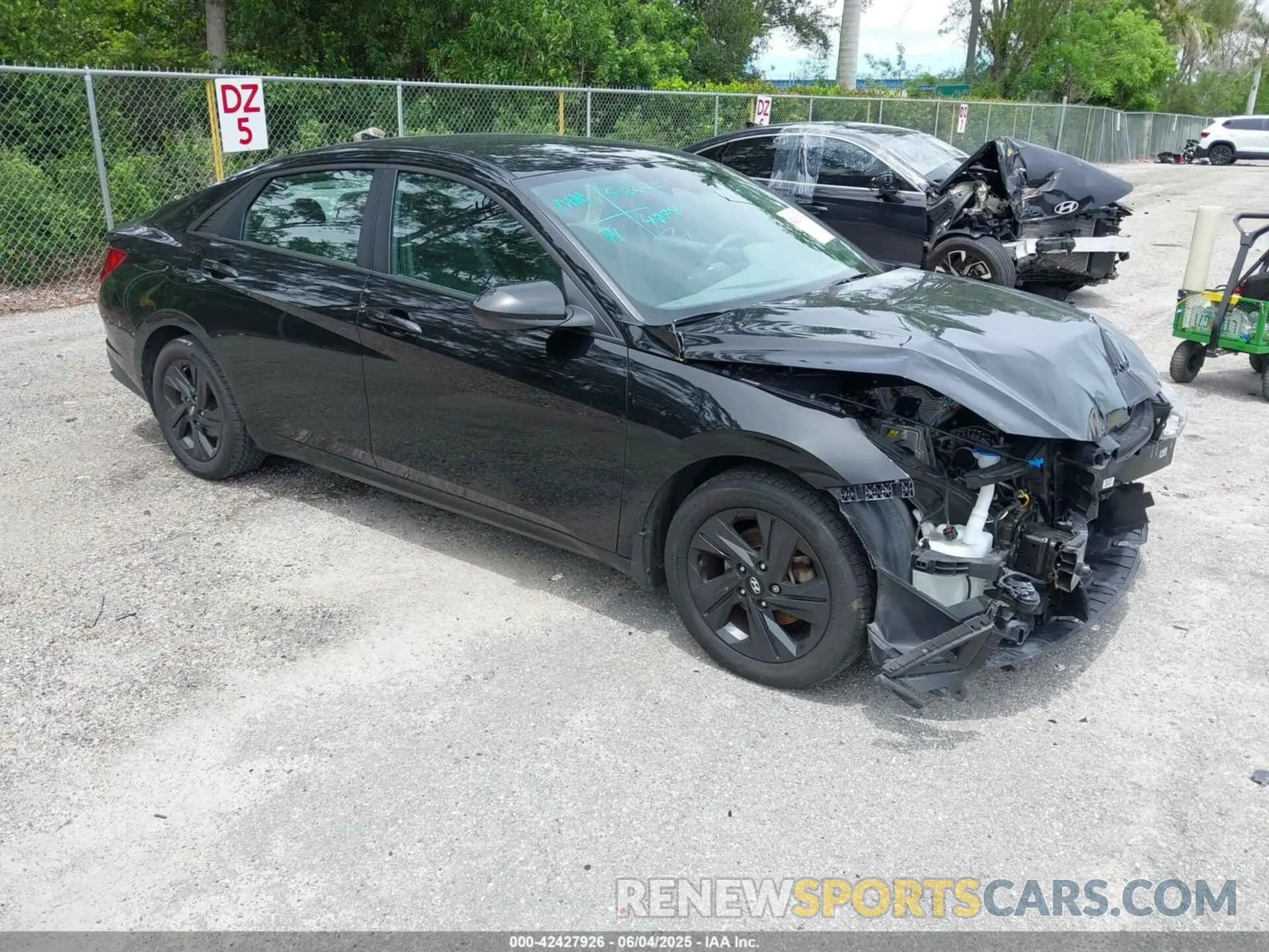 1 Photograph of a damaged car KMHLM4AG2PU374774 HYUNDAI ELANTRA 2023