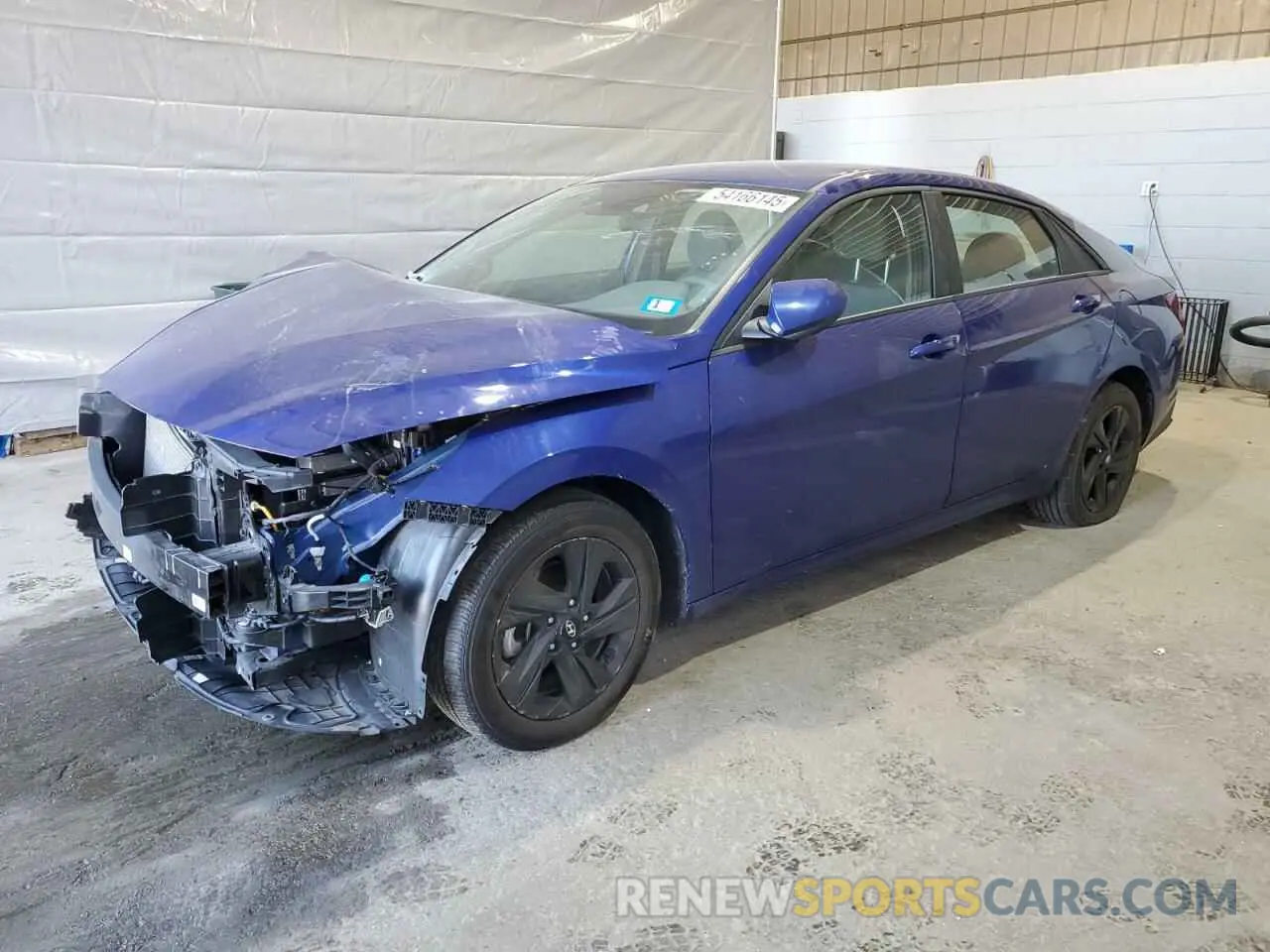 1 Photograph of a damaged car KMHLM4AG2PU437663 HYUNDAI ELANTRA 2023