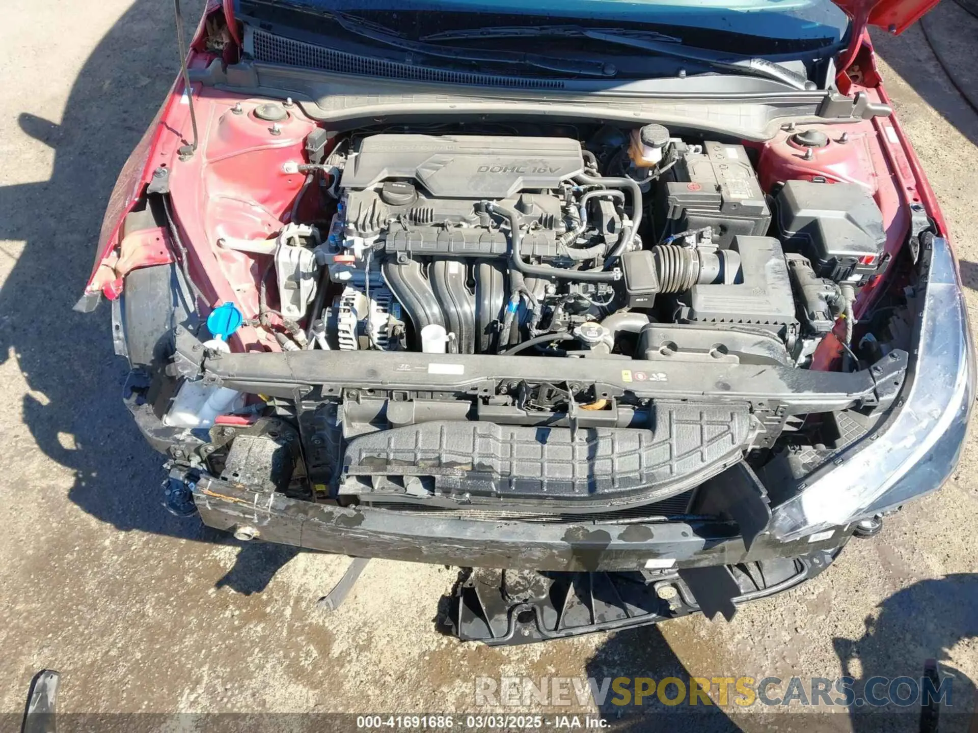 10 Photograph of a damaged car KMHLM4AG2PU602322 HYUNDAI ELANTRA 2023