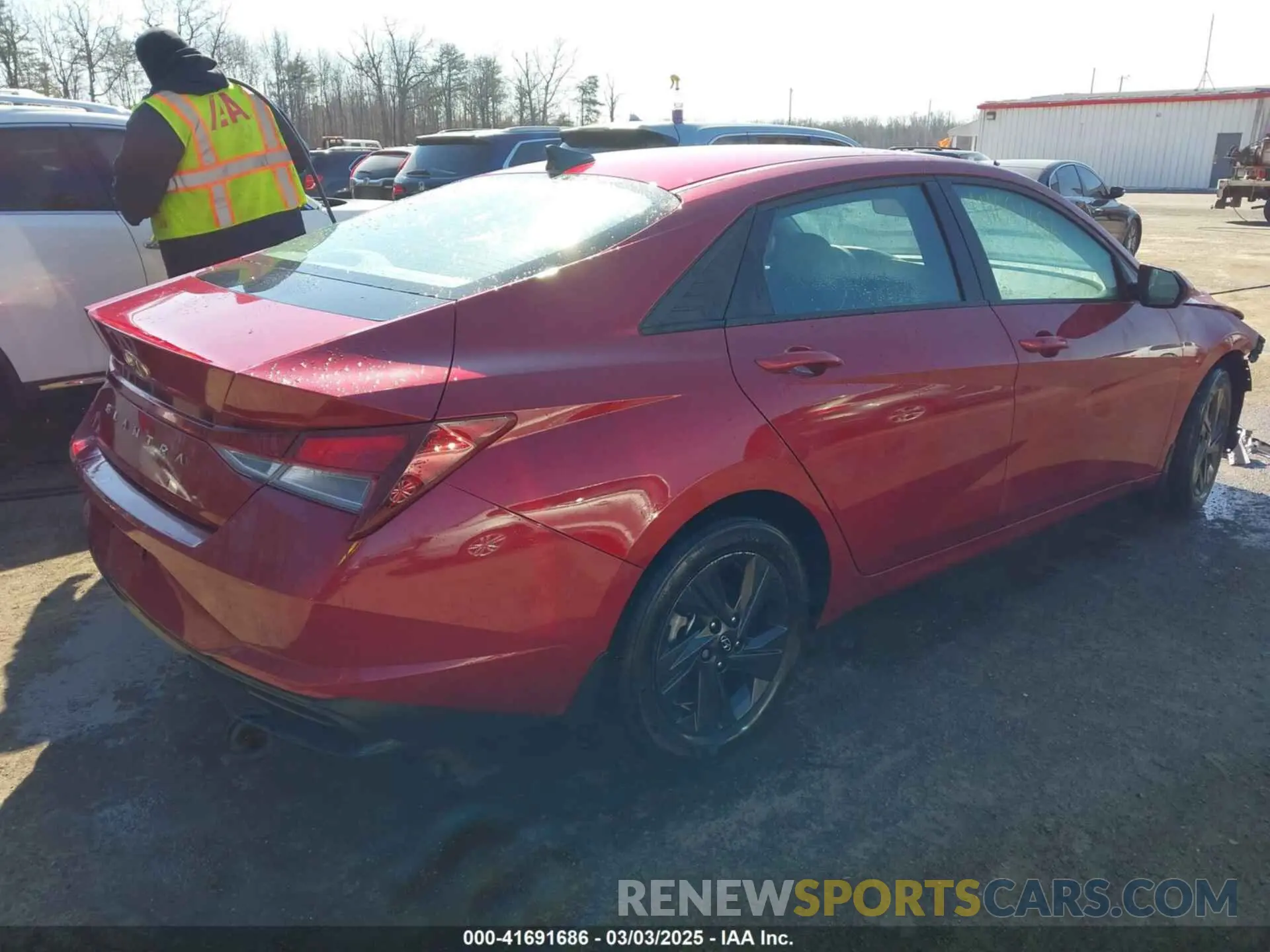 4 Photograph of a damaged car KMHLM4AG2PU602322 HYUNDAI ELANTRA 2023