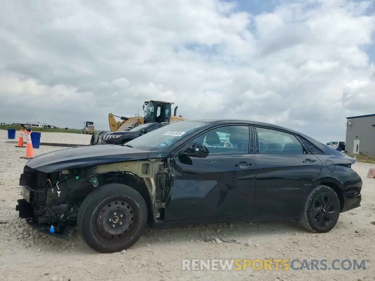 1 Photograph of a damaged car KMHLM4AG3PU447764 HYUNDAI ELANTRA 2023