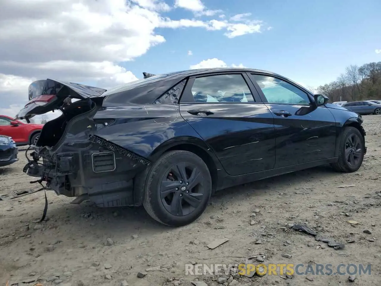 3 Фотография поврежденного автомобиля KMHLM4AG3PU533463 HYUNDAI ELANTRA 2023