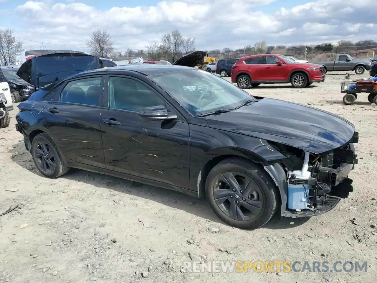 4 Фотография поврежденного автомобиля KMHLM4AG3PU533463 HYUNDAI ELANTRA 2023