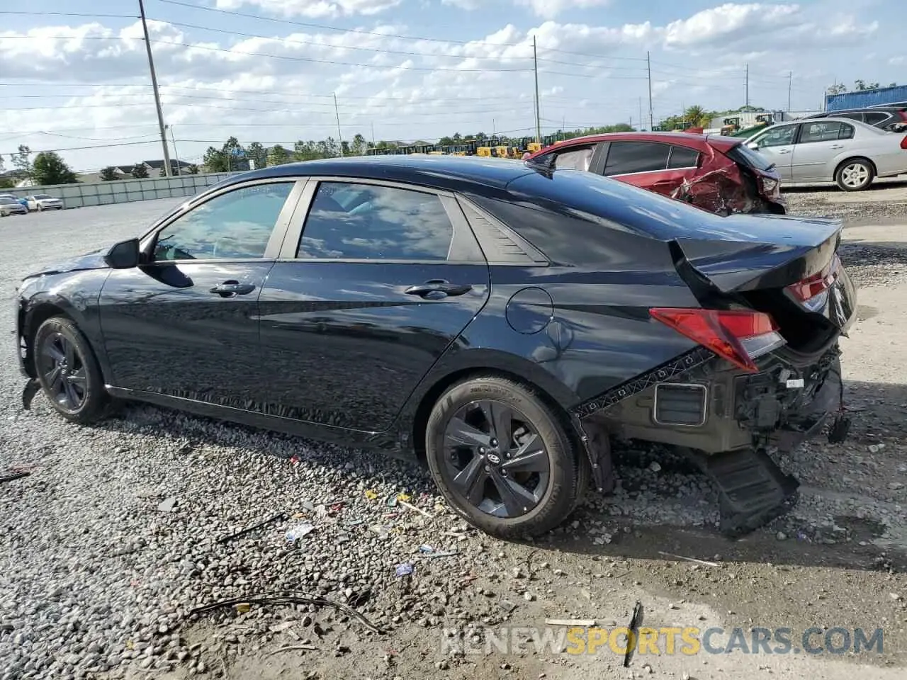 2 Фотография поврежденного автомобиля KMHLM4AG3PU543605 HYUNDAI ELANTRA 2023