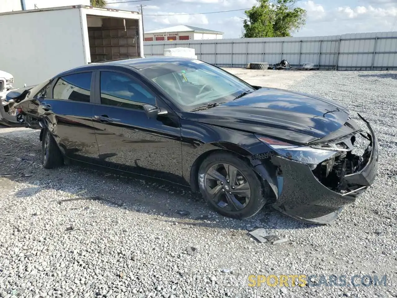 4 Фотография поврежденного автомобиля KMHLM4AG3PU543605 HYUNDAI ELANTRA 2023