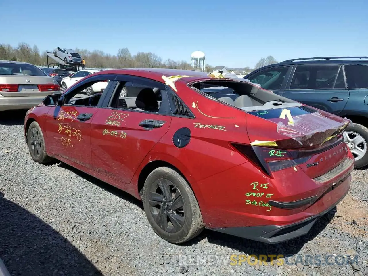 2 Photograph of a damaged car KMHLM4AG3PU567208 HYUNDAI ELANTRA 2023