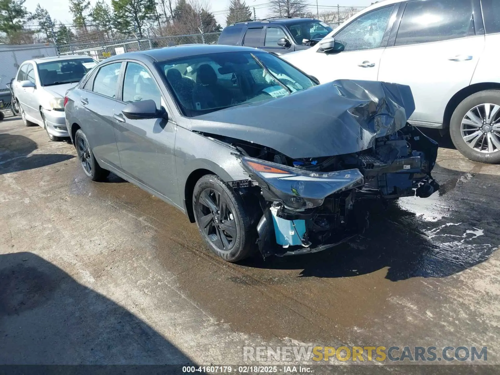 1 Photograph of a damaged car KMHLM4AG3PU576510 HYUNDAI ELANTRA 2023