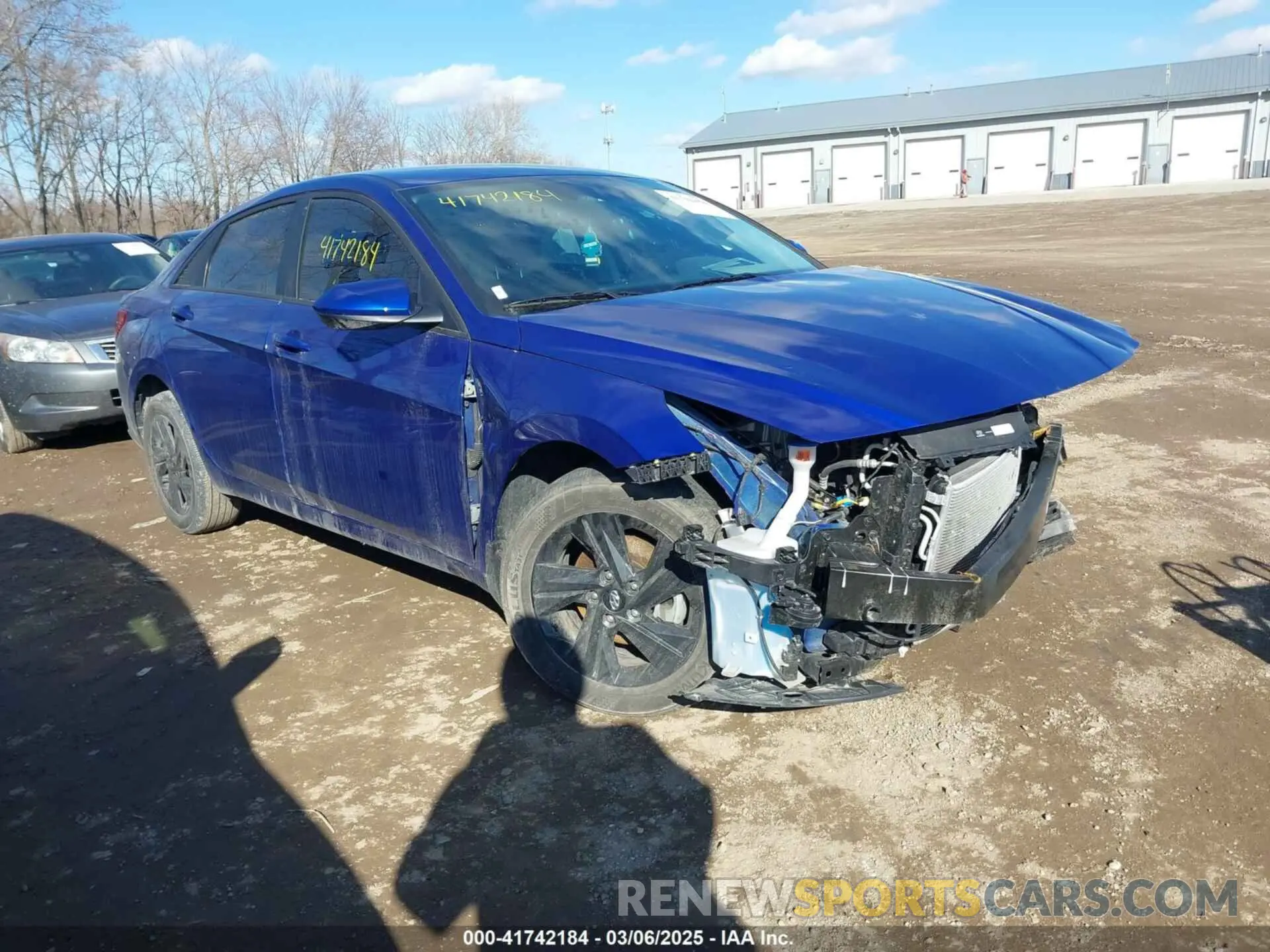 1 Photograph of a damaged car KMHLM4AG3PU593422 HYUNDAI ELANTRA 2023