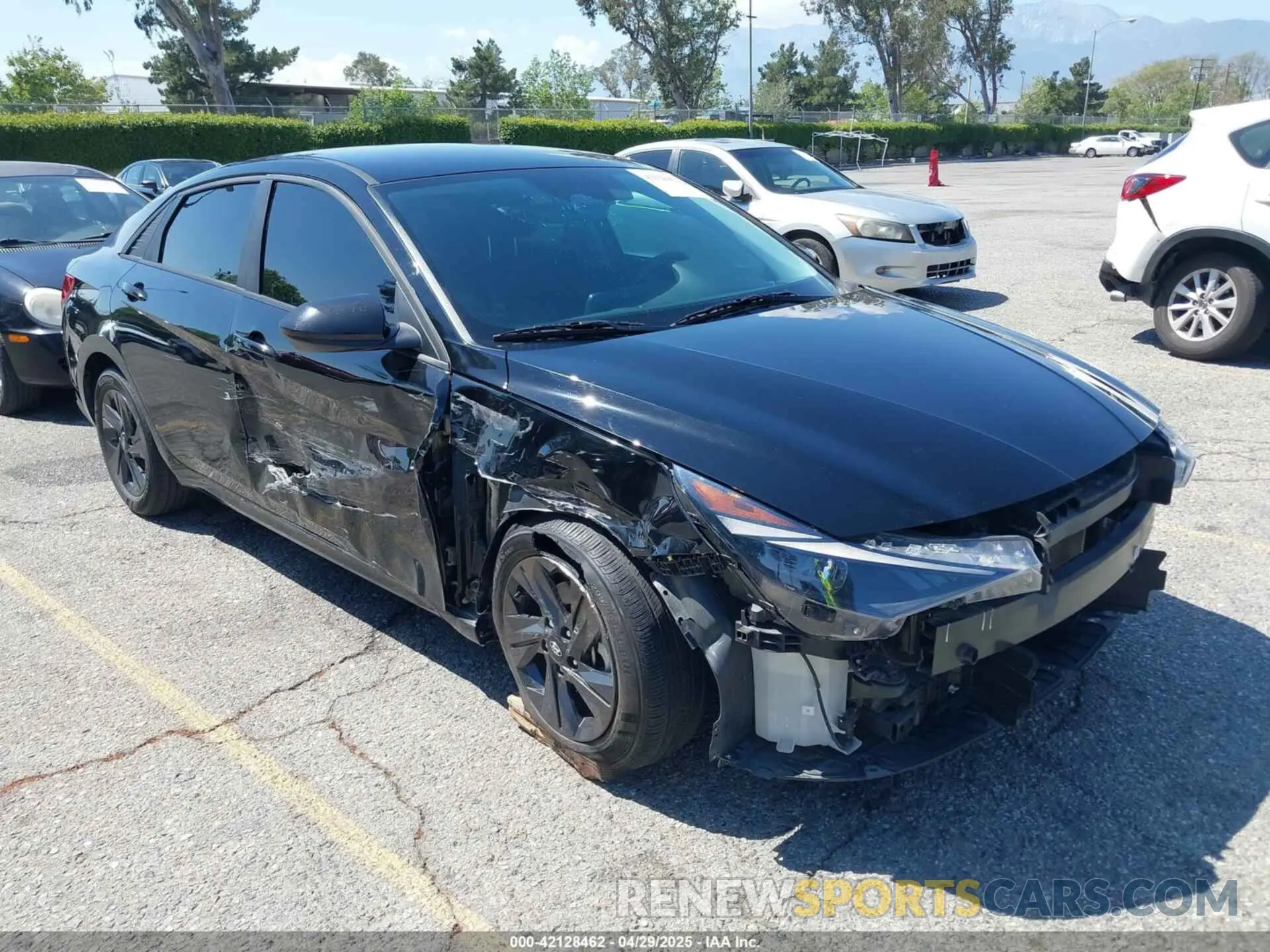 1 Photograph of a damaged car KMHLM4AG4PU371990 HYUNDAI ELANTRA 2023