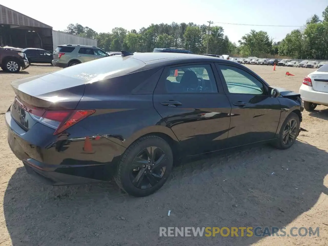 3 Photograph of a damaged car KMHLM4AG4PU373948 HYUNDAI ELANTRA 2023