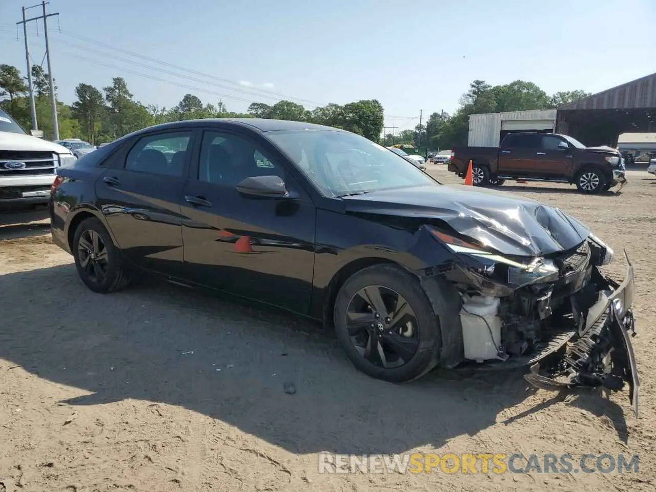 4 Photograph of a damaged car KMHLM4AG4PU373948 HYUNDAI ELANTRA 2023