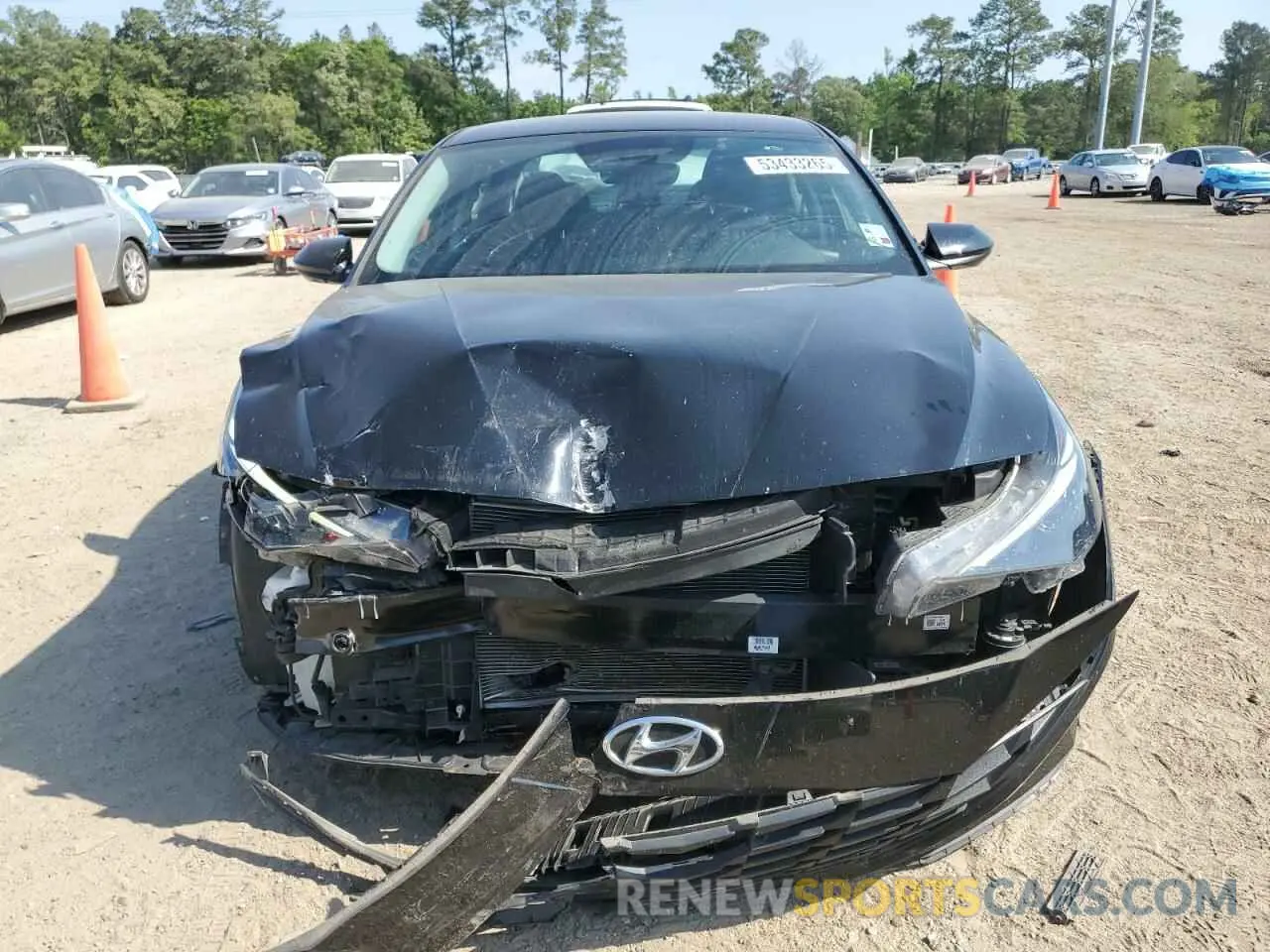 5 Photograph of a damaged car KMHLM4AG4PU373948 HYUNDAI ELANTRA 2023