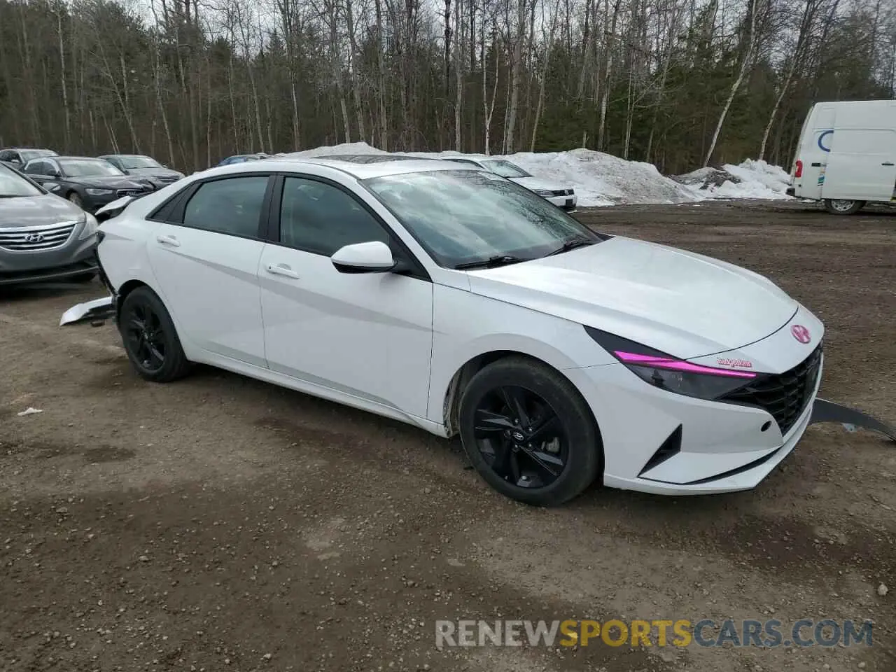 4 Фотография поврежденного автомобиля KMHLM4AG4PU380009 HYUNDAI ELANTRA 2023
