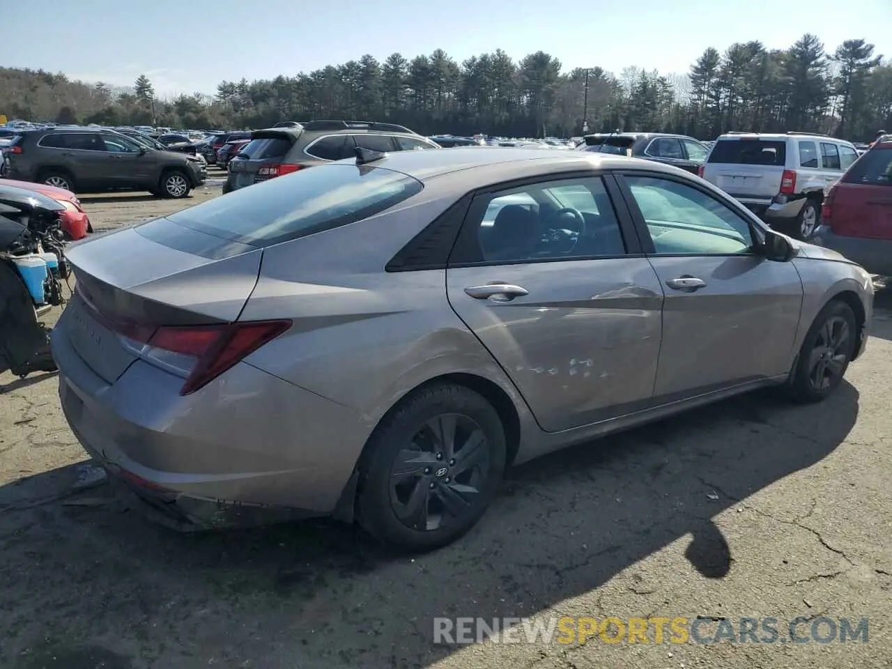 3 Photograph of a damaged car KMHLM4AG4PU434022 HYUNDAI ELANTRA 2023