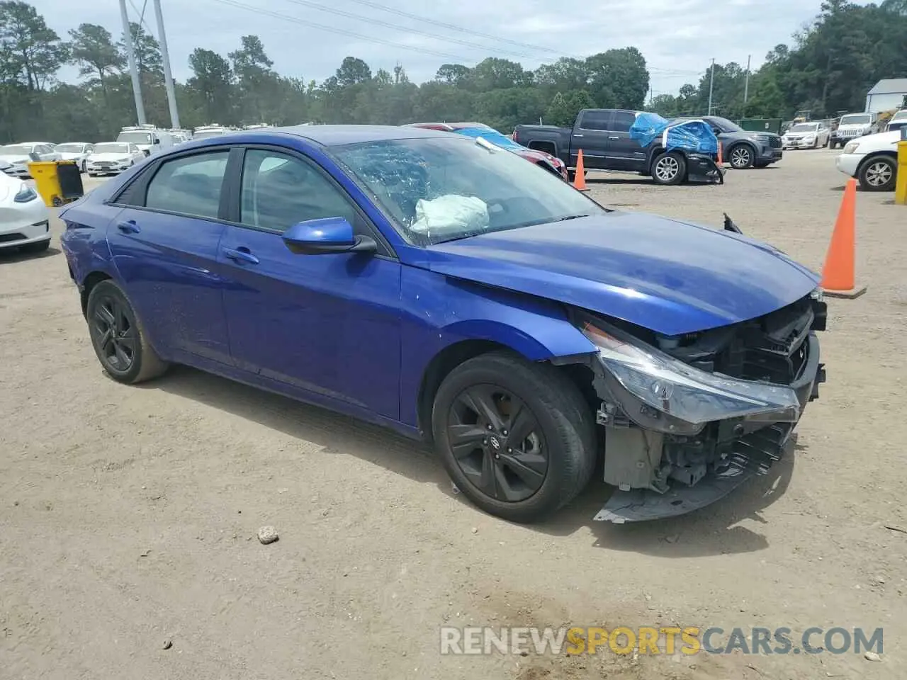 4 Photograph of a damaged car KMHLM4AG4PU585314 HYUNDAI ELANTRA 2023