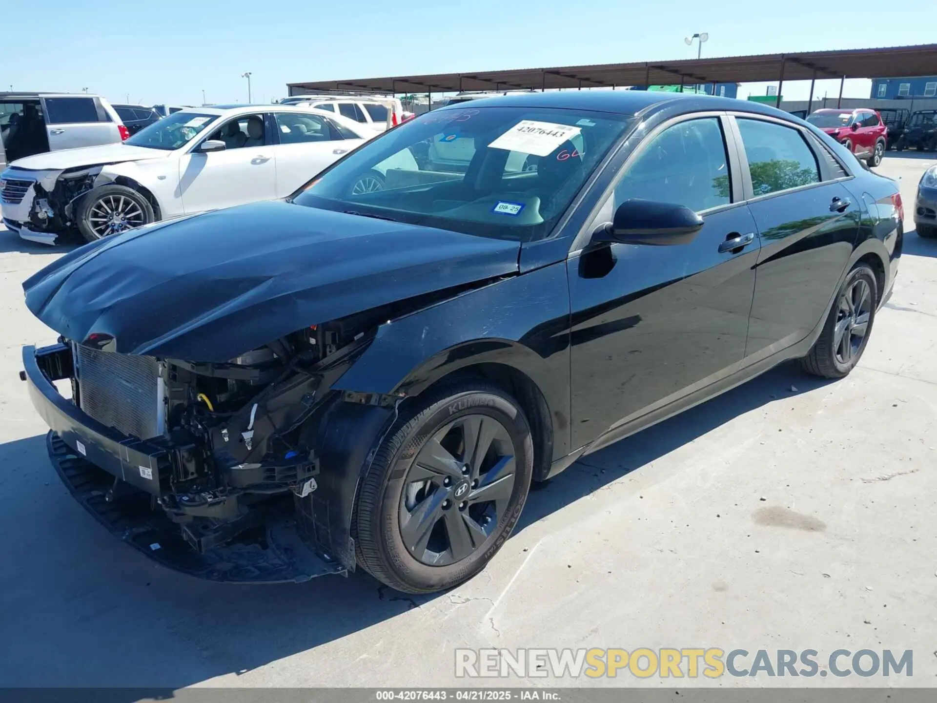 2 Фотография поврежденного автомобиля KMHLM4AG4PU625696 HYUNDAI ELANTRA 2023
