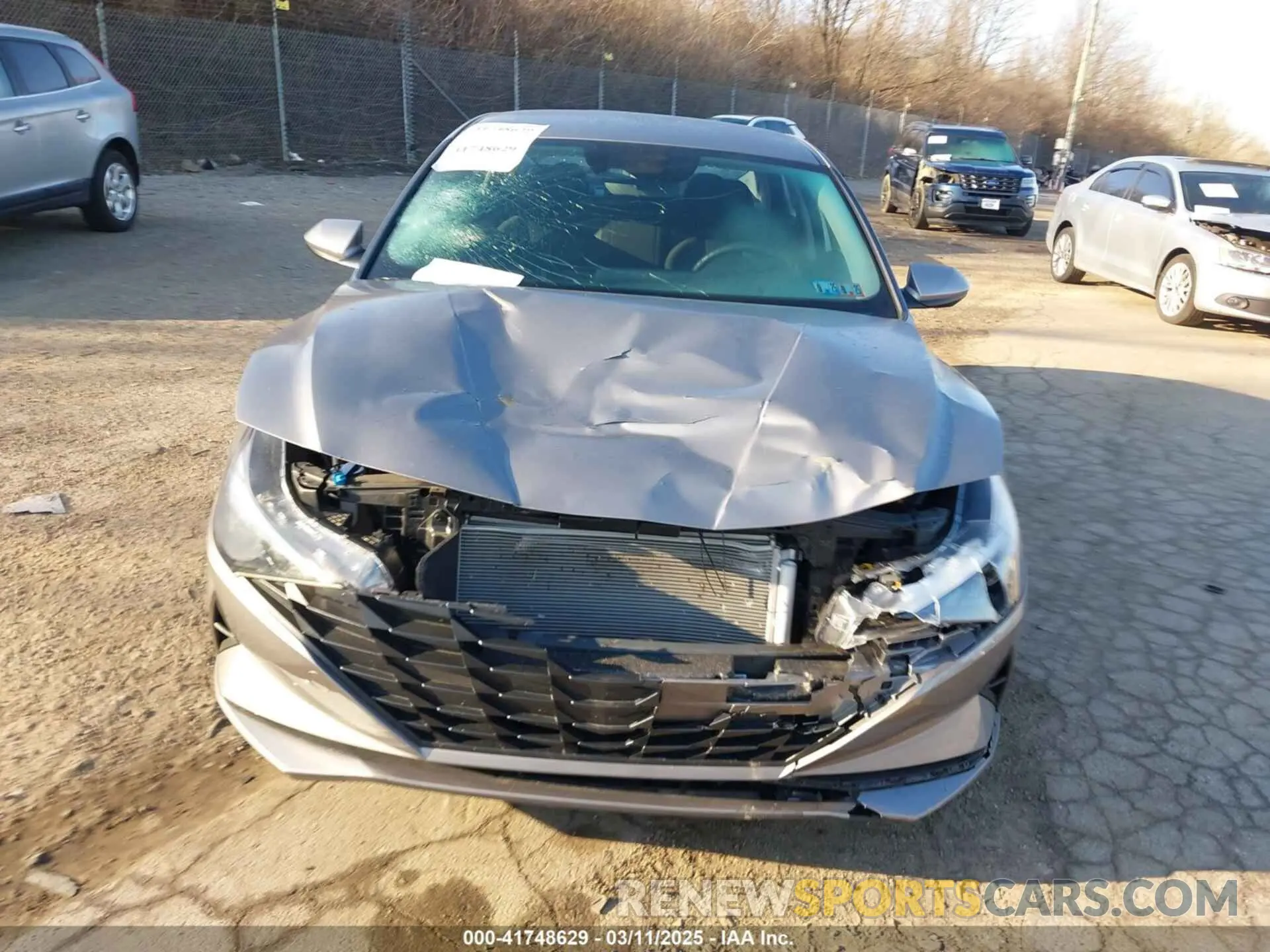 13 Photograph of a damaged car KMHLM4AG4PU630140 HYUNDAI ELANTRA 2023