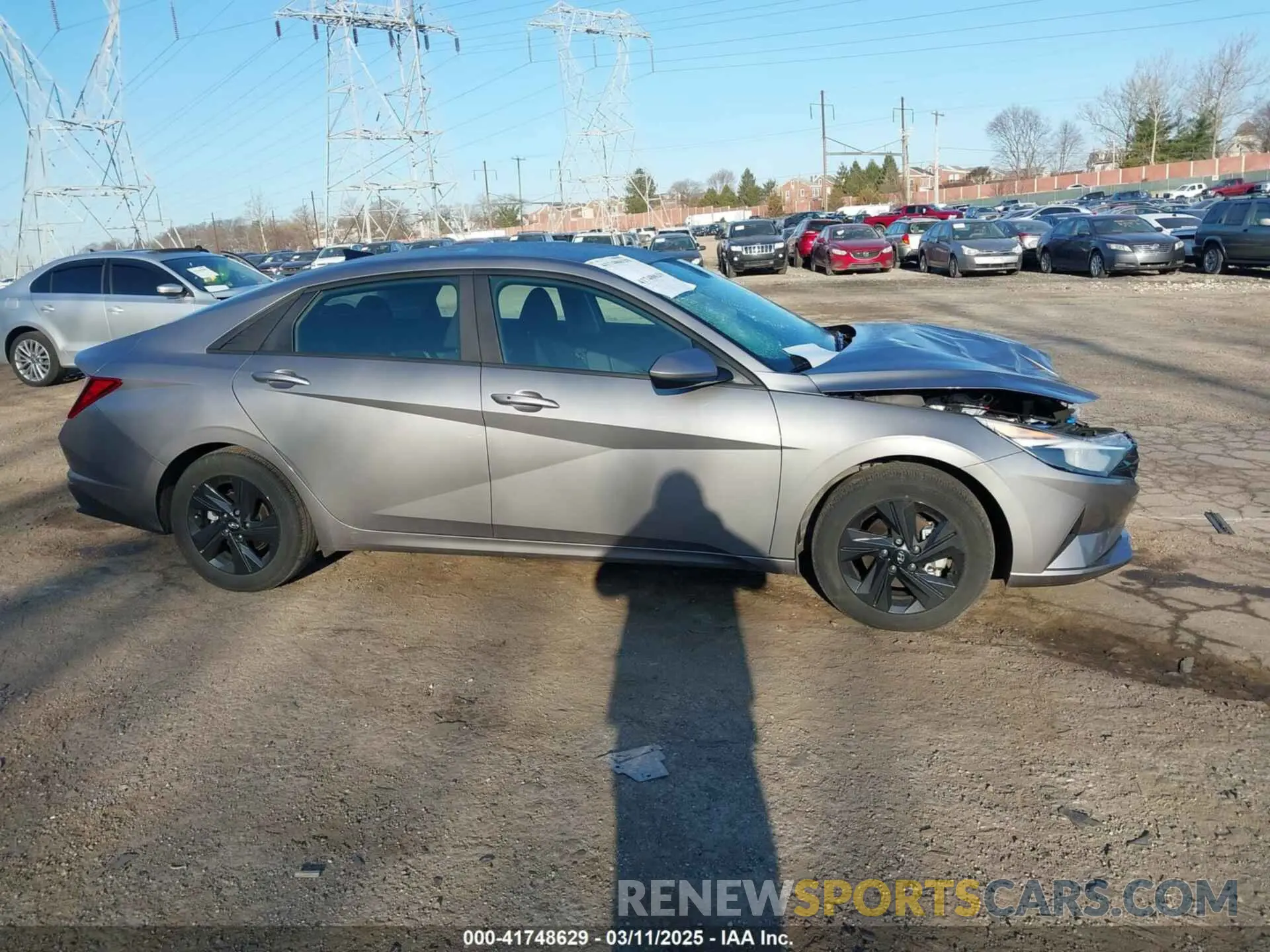 14 Photograph of a damaged car KMHLM4AG4PU630140 HYUNDAI ELANTRA 2023