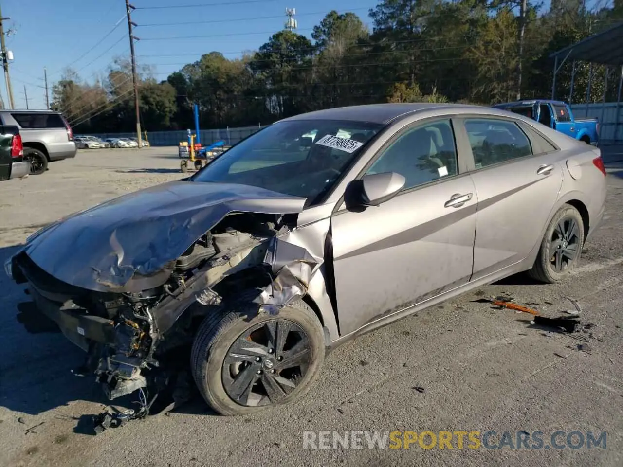 1 Photograph of a damaged car KMHLM4AG5PU479485 HYUNDAI ELANTRA 2023