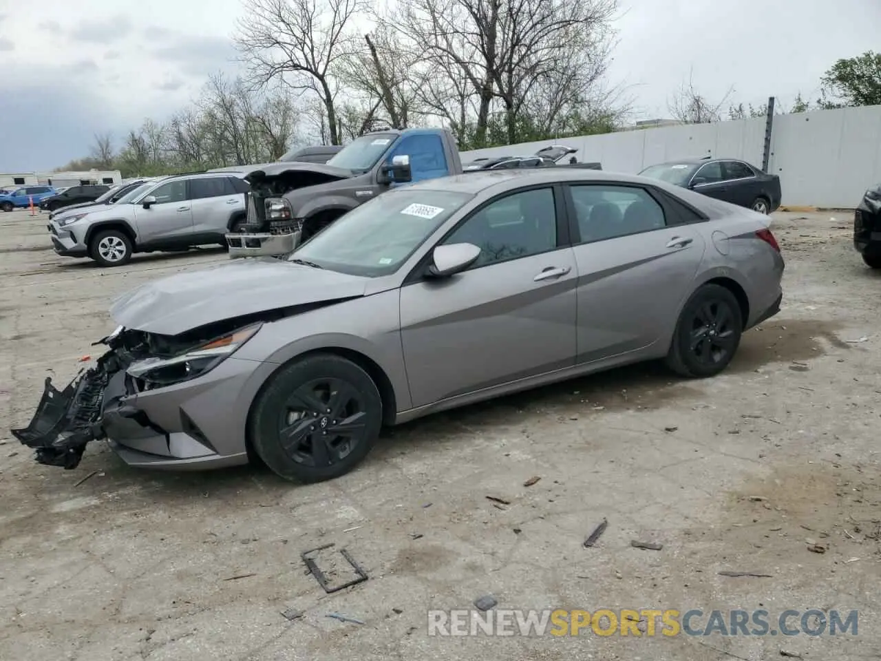 1 Photograph of a damaged car KMHLM4AG5PU596757 HYUNDAI ELANTRA 2023