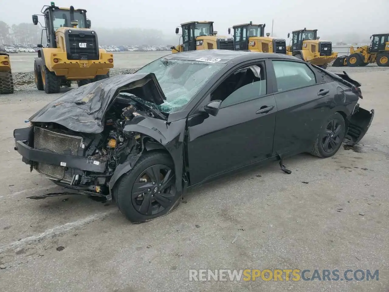 1 Photograph of a damaged car KMHLM4AG6PU424110 HYUNDAI ELANTRA 2023