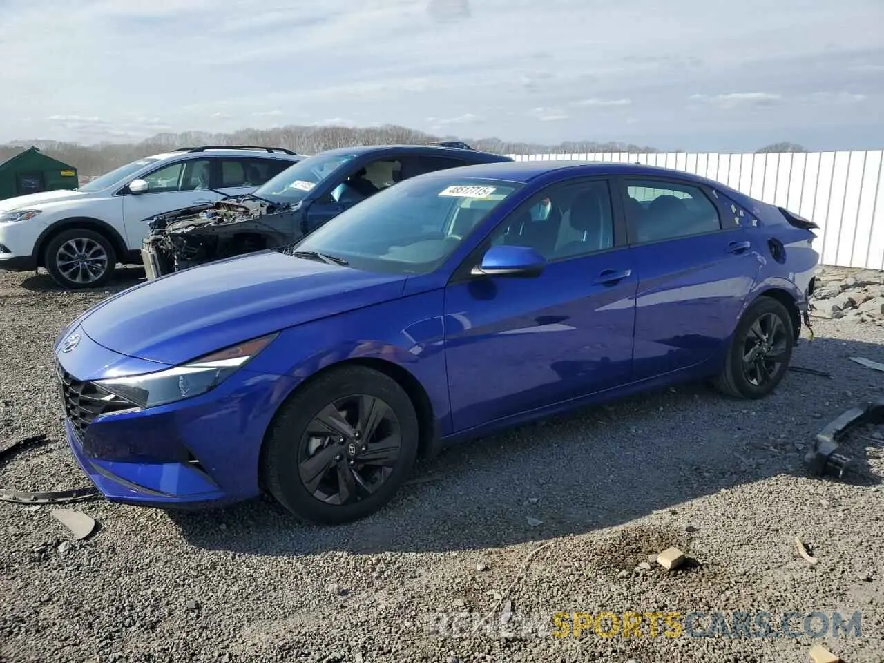1 Photograph of a damaged car KMHLM4AG6PU498580 HYUNDAI ELANTRA 2023
