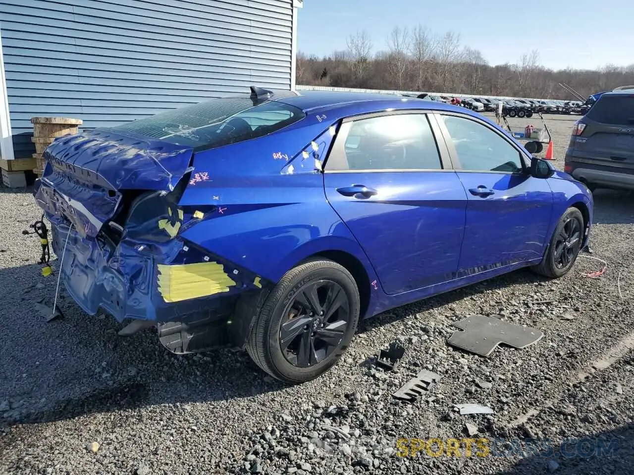 3 Photograph of a damaged car KMHLM4AG6PU498580 HYUNDAI ELANTRA 2023