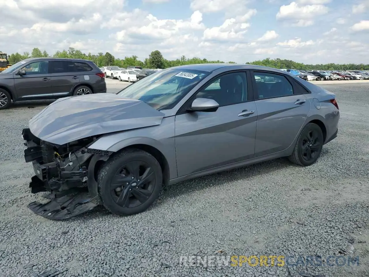 1 Photograph of a damaged car KMHLM4AG6PU542822 HYUNDAI ELANTRA 2023