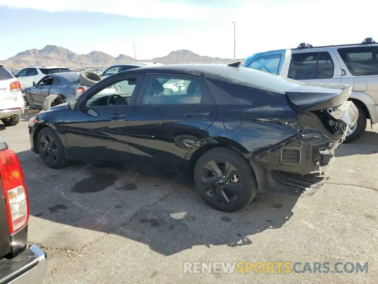 2 Photograph of a damaged car KMHLM4AG7PU378495 HYUNDAI ELANTRA 2023