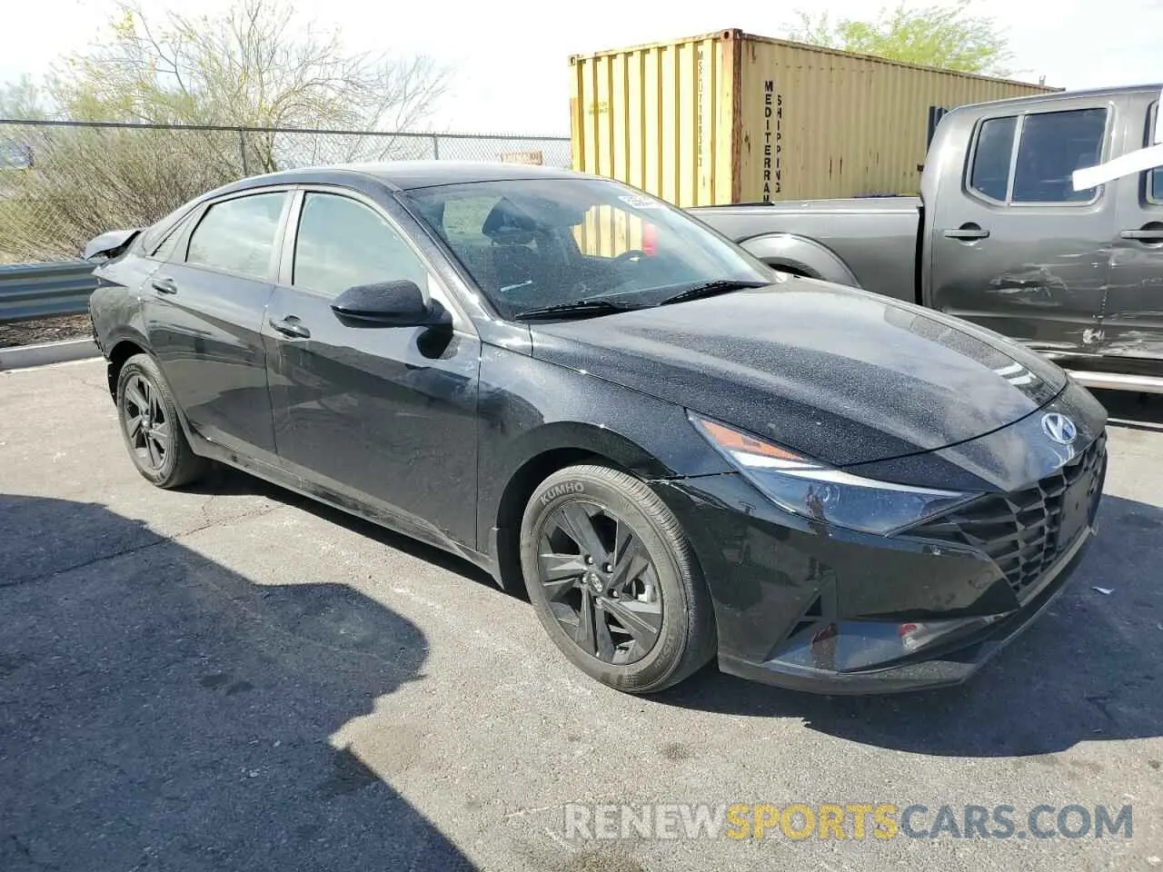 4 Photograph of a damaged car KMHLM4AG7PU378495 HYUNDAI ELANTRA 2023