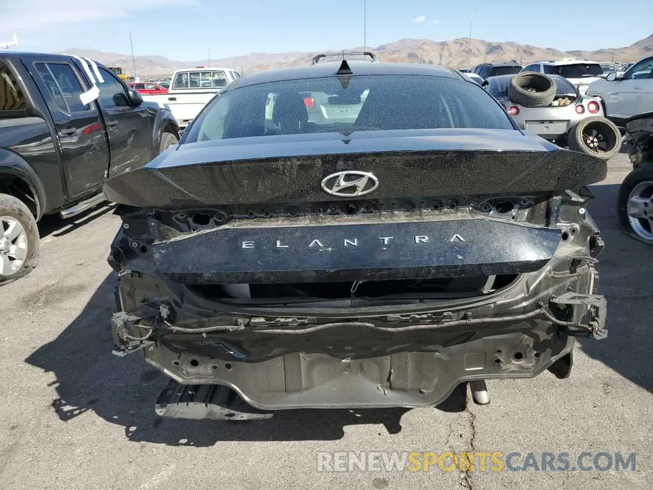 6 Photograph of a damaged car KMHLM4AG7PU378495 HYUNDAI ELANTRA 2023