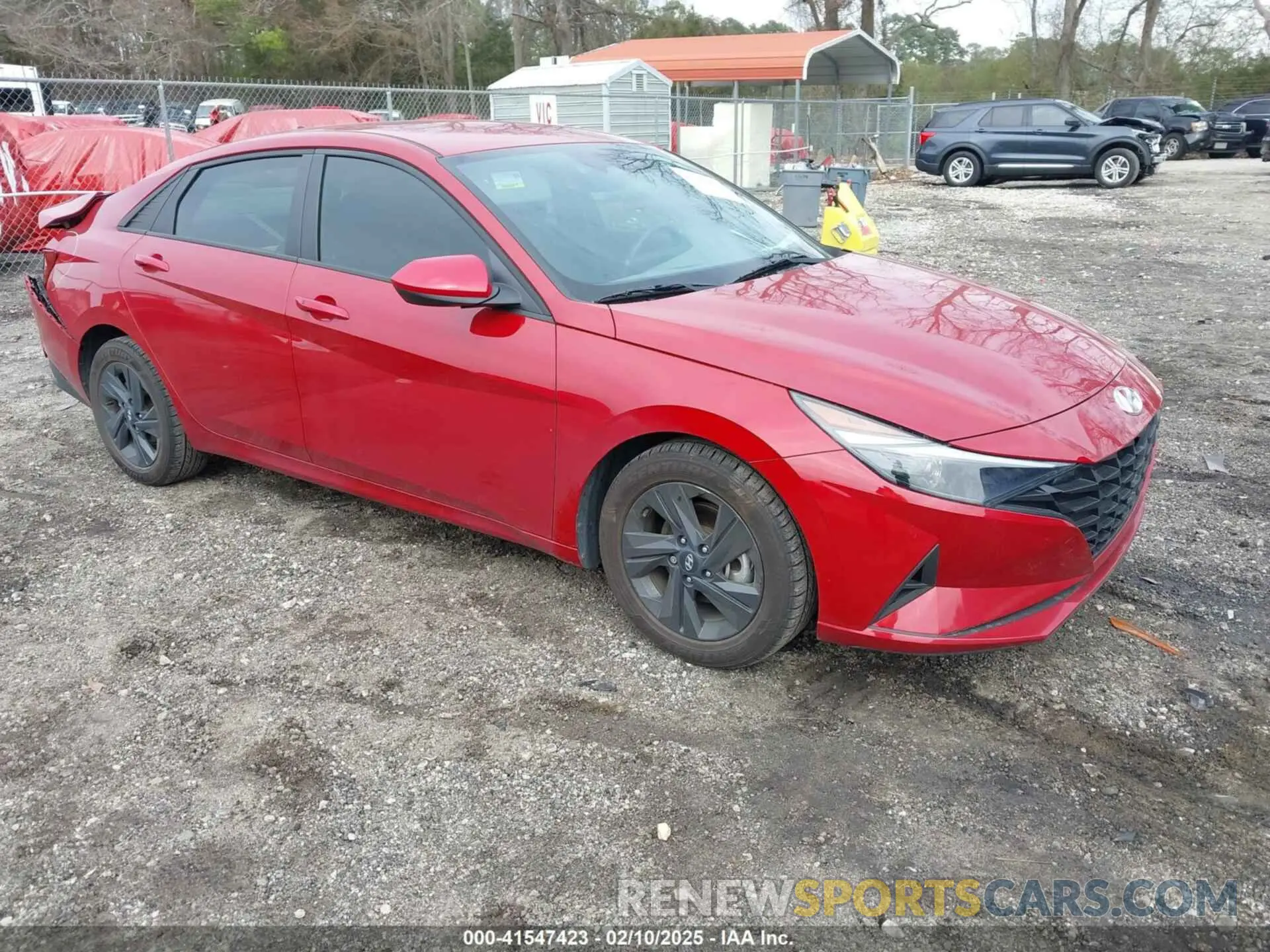 1 Photograph of a damaged car KMHLM4AG7PU414962 HYUNDAI ELANTRA 2023
