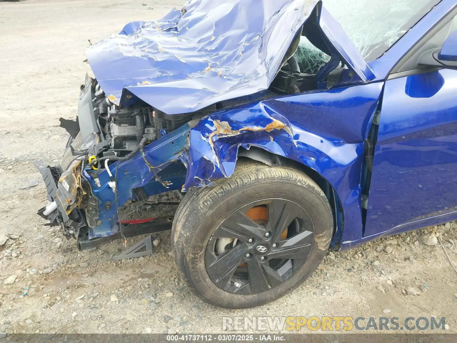 6 Фотография поврежденного автомобиля KMHLM4AG7PU478404 HYUNDAI ELANTRA 2023