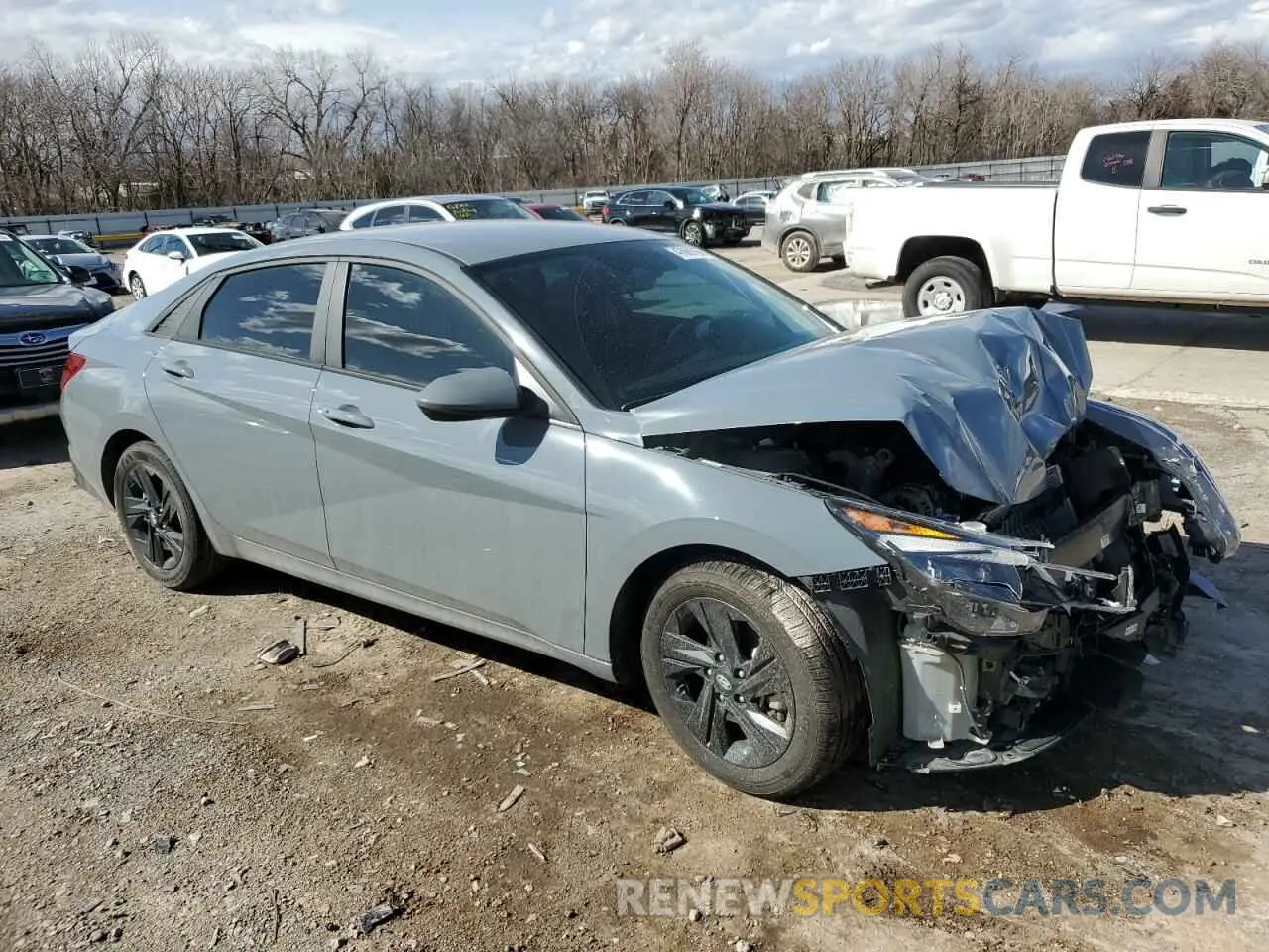 4 Фотография поврежденного автомобиля KMHLM4AG8PU442351 HYUNDAI ELANTRA 2023