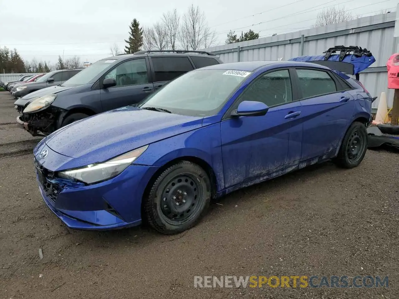 1 Photograph of a damaged car KMHLM4AG8PU590323 HYUNDAI ELANTRA 2023