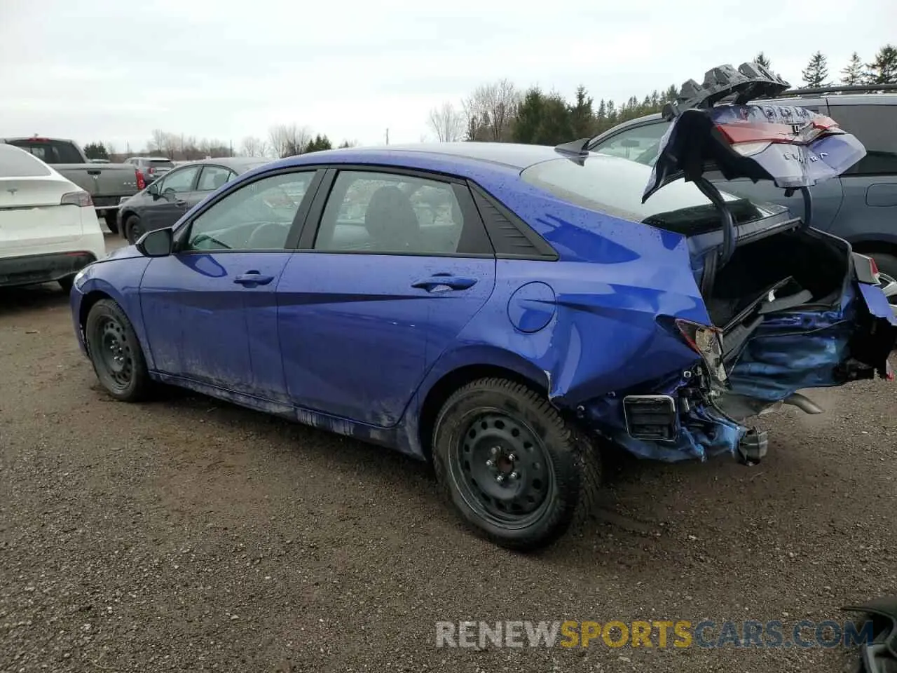 2 Photograph of a damaged car KMHLM4AG8PU590323 HYUNDAI ELANTRA 2023