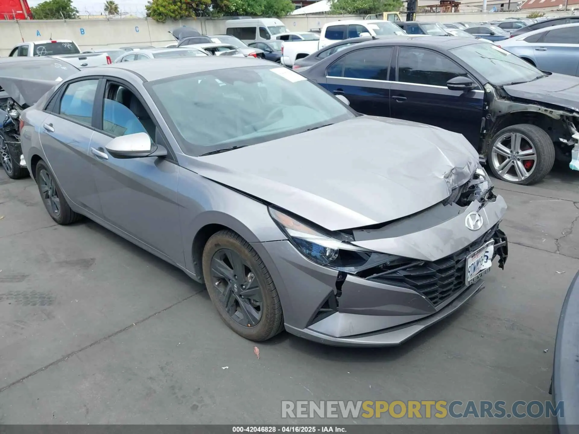 1 Photograph of a damaged car KMHLM4AG9PU436994 HYUNDAI ELANTRA 2023