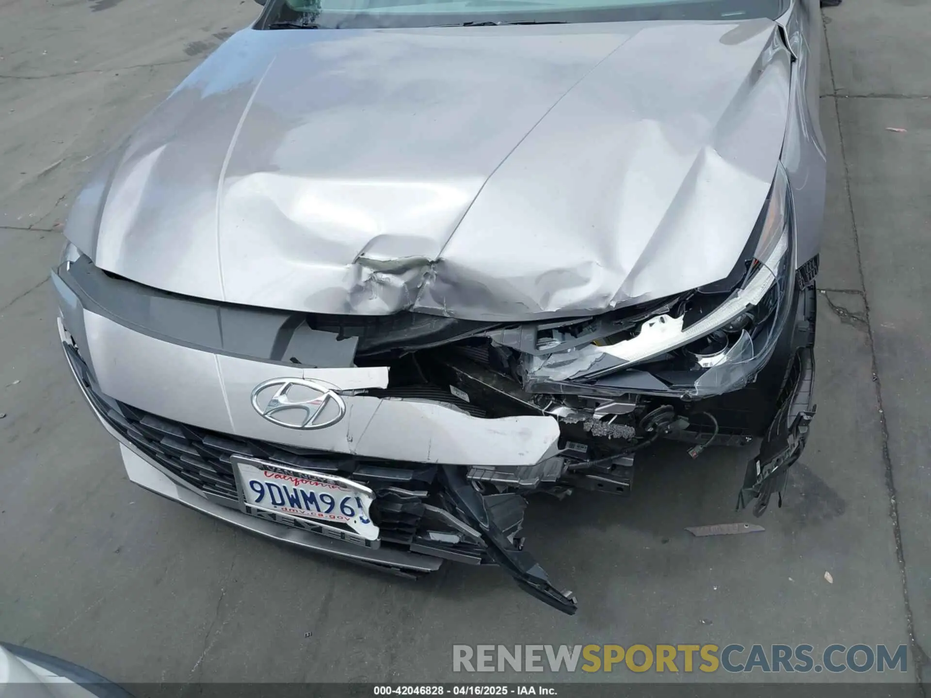 13 Photograph of a damaged car KMHLM4AG9PU436994 HYUNDAI ELANTRA 2023