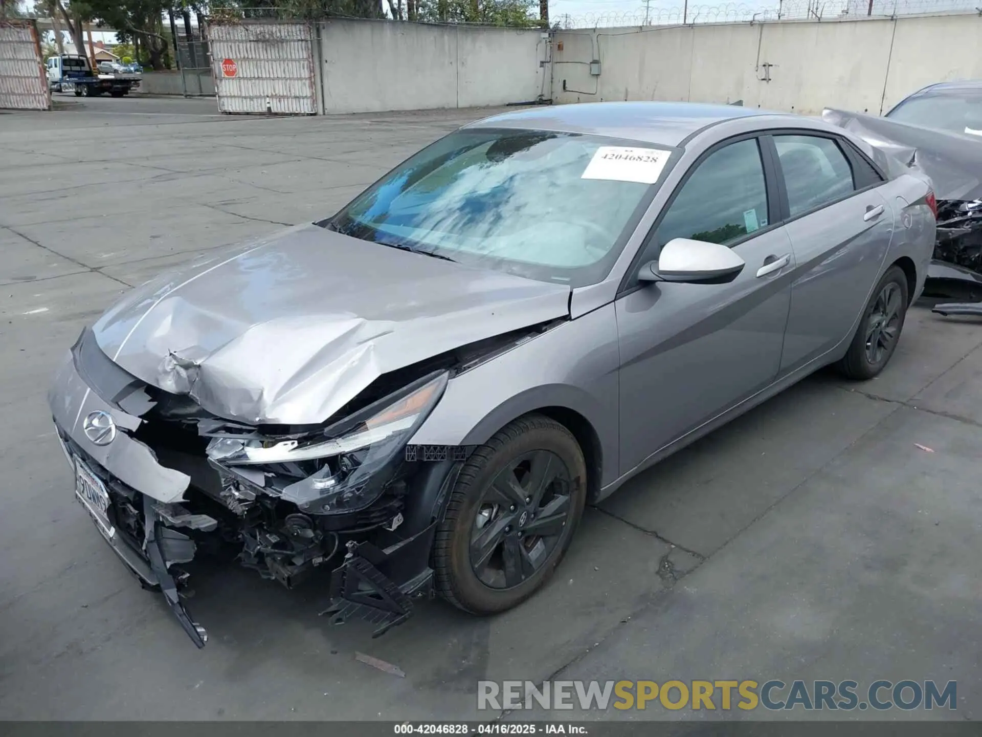 2 Photograph of a damaged car KMHLM4AG9PU436994 HYUNDAI ELANTRA 2023