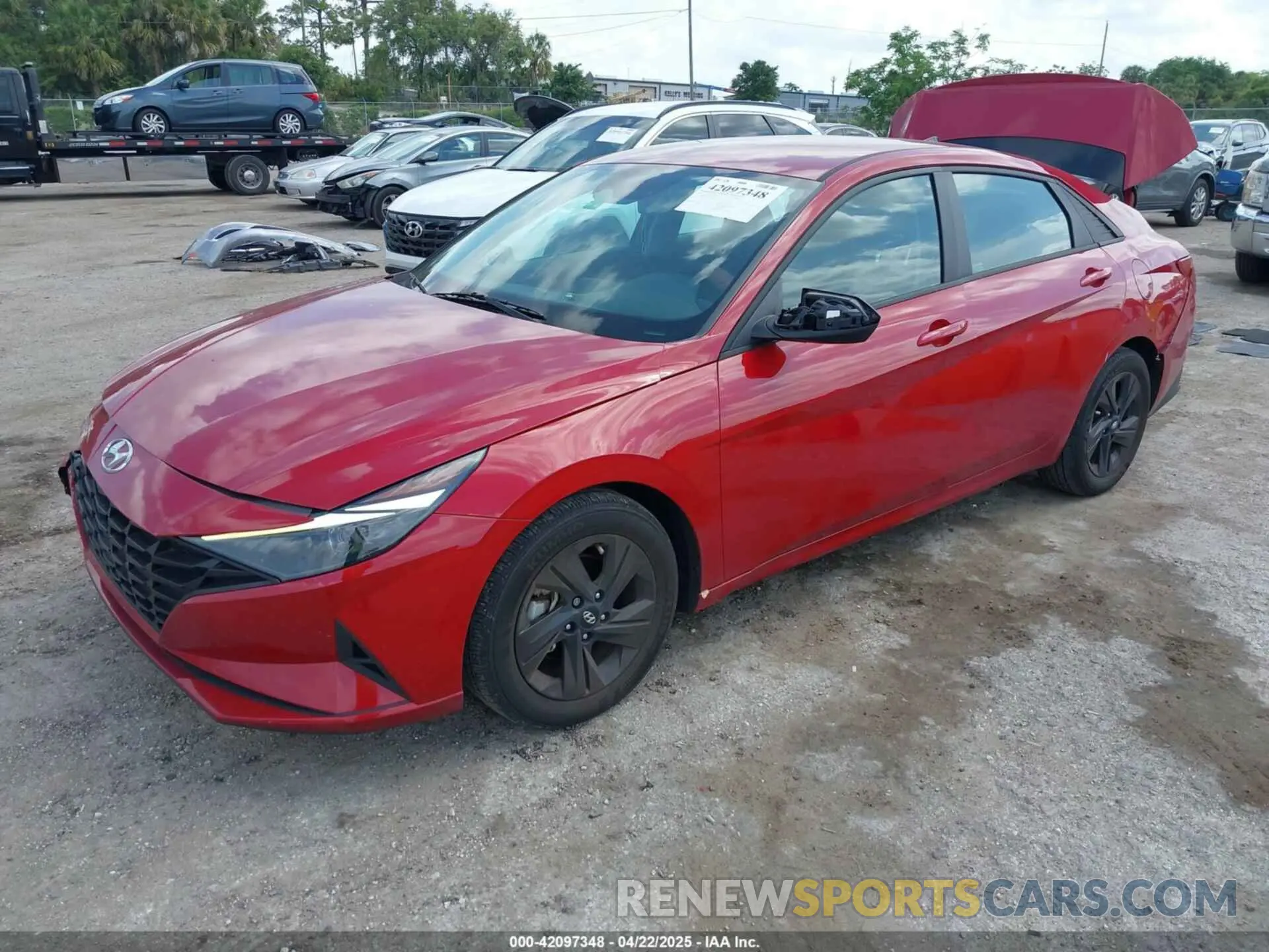 2 Photograph of a damaged car KMHLM4AG9PU472118 HYUNDAI ELANTRA 2023