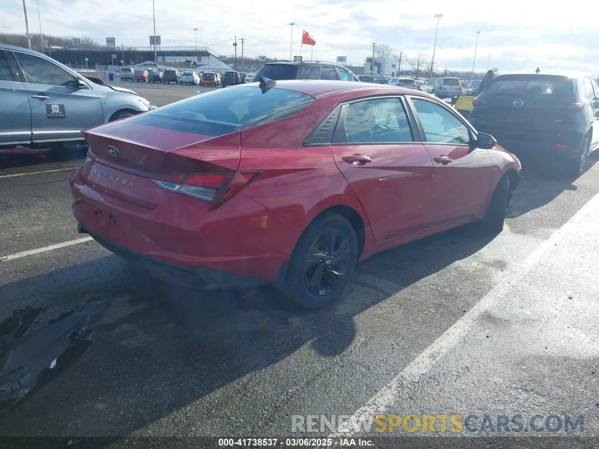 4 Photograph of a damaged car KMHLM4AG9PU522161 HYUNDAI ELANTRA 2023