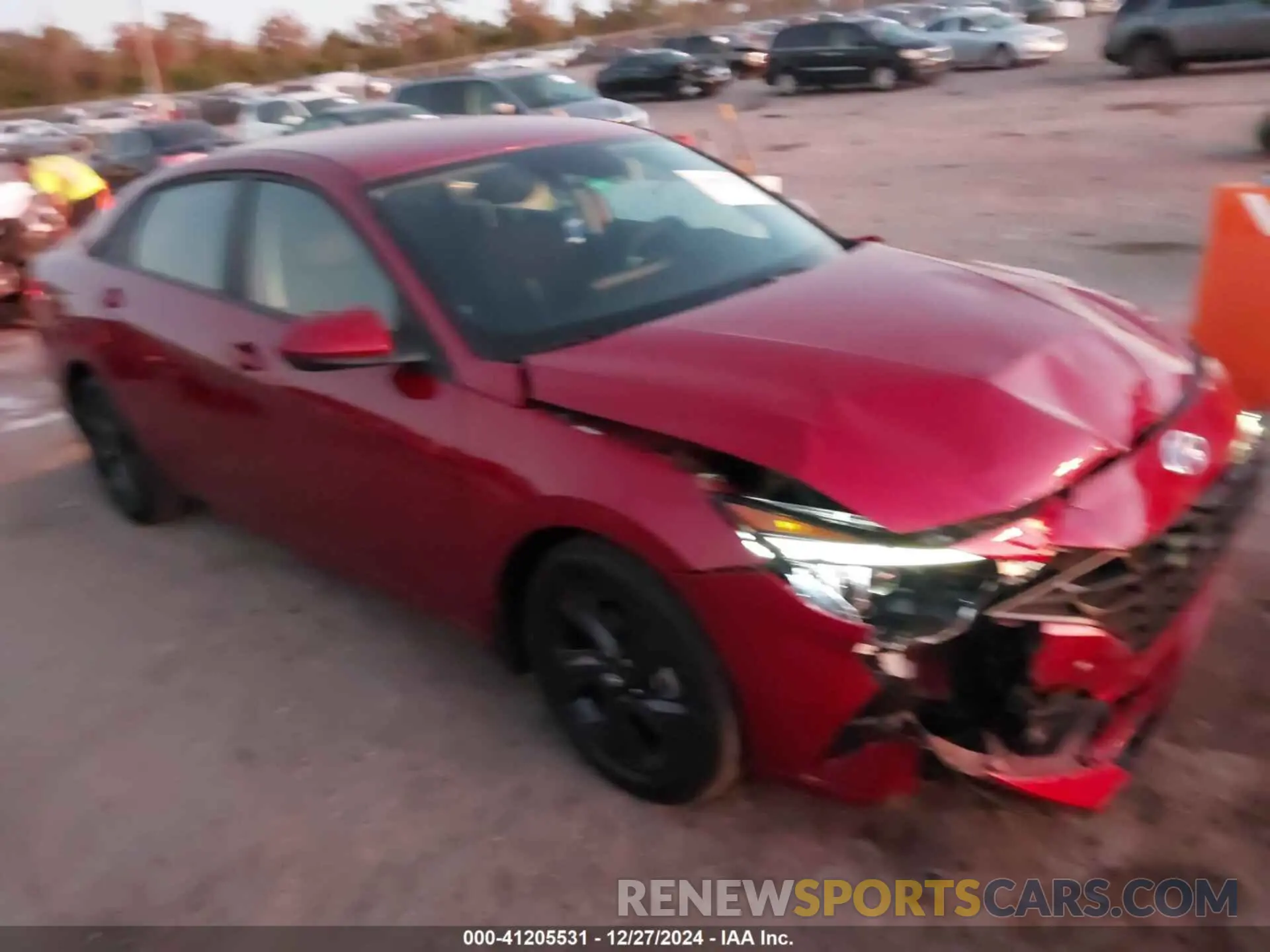 1 Photograph of a damaged car KMHLM4AG9PU575684 HYUNDAI ELANTRA 2023