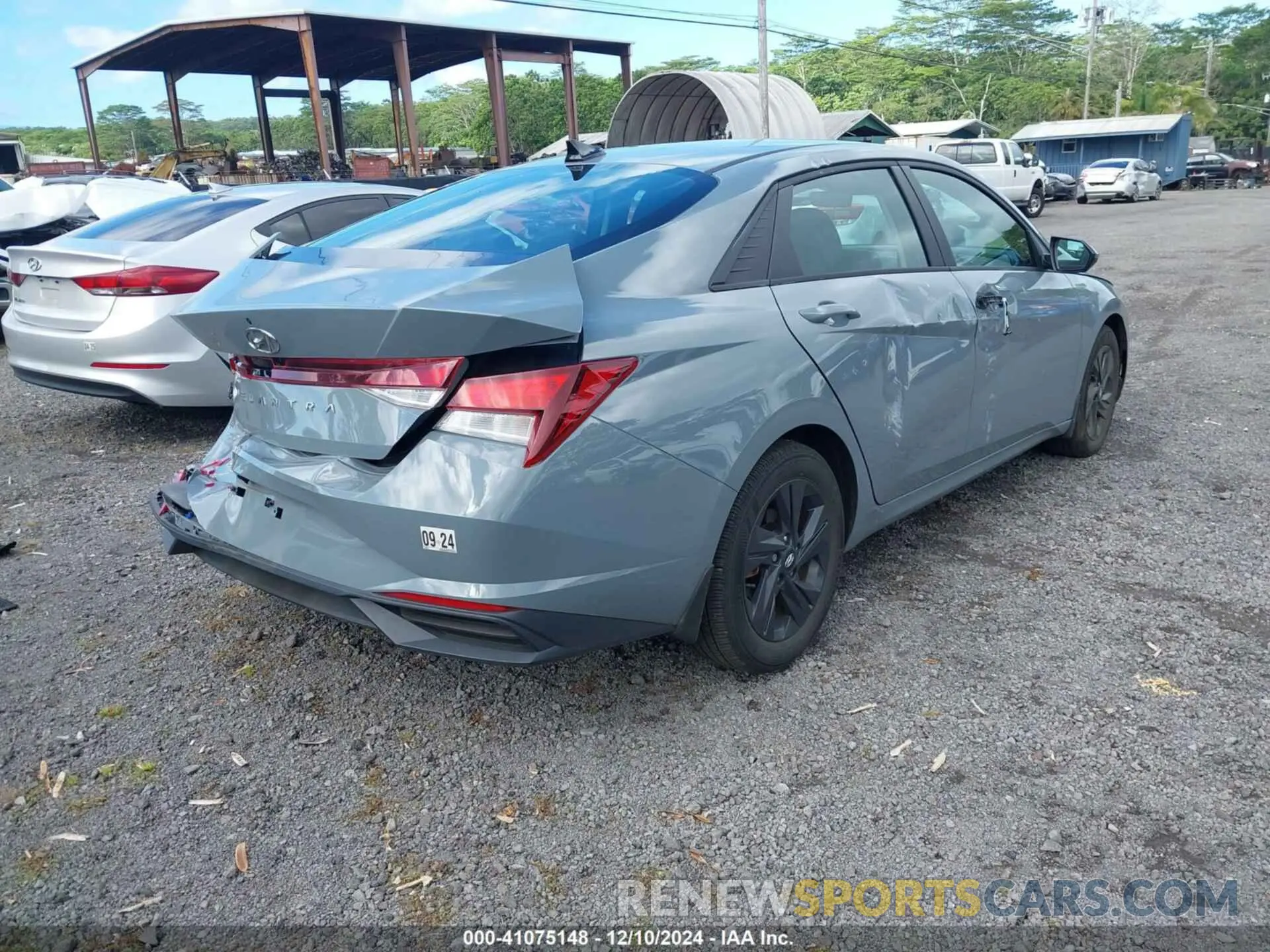 4 Фотография поврежденного автомобиля KMHLM4AGXPU372643 HYUNDAI ELANTRA 2023