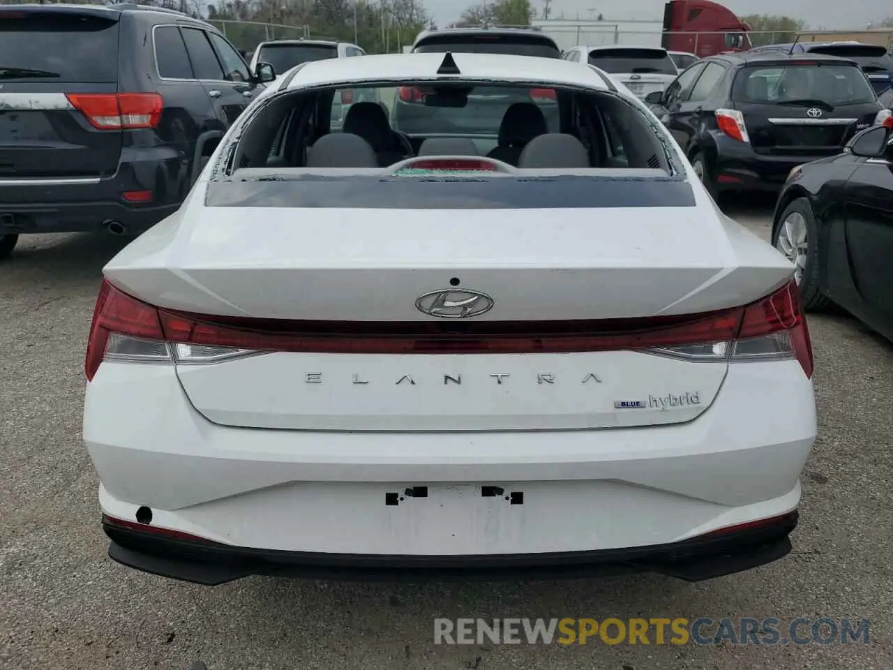 6 Фотография поврежденного автомобиля KMHLM4AJ0PU076686 HYUNDAI ELANTRA 2023