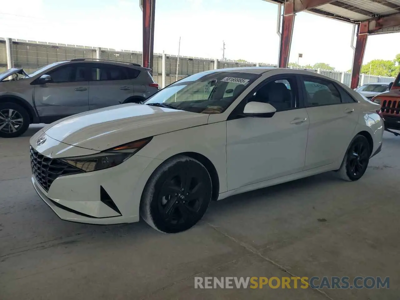 1 Photograph of a damaged car KMHLM4AJ1PU054132 HYUNDAI ELANTRA 2023