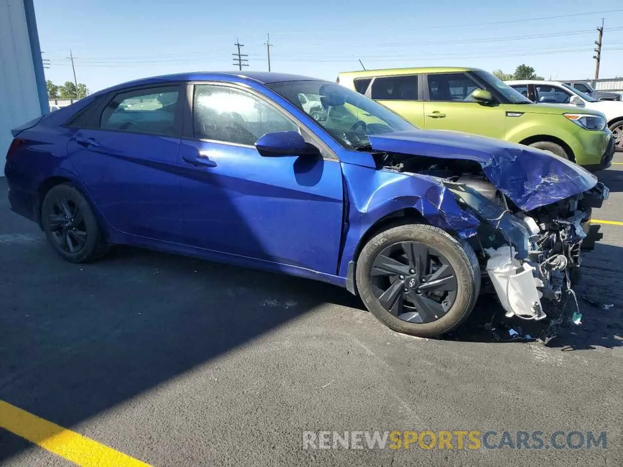 4 Photograph of a damaged car KMHLM4AJ2PU055077 HYUNDAI ELANTRA 2023
